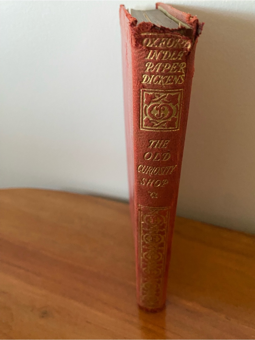 Charles Dickens 'The Old Curiosity Shop' Decorative Red Book